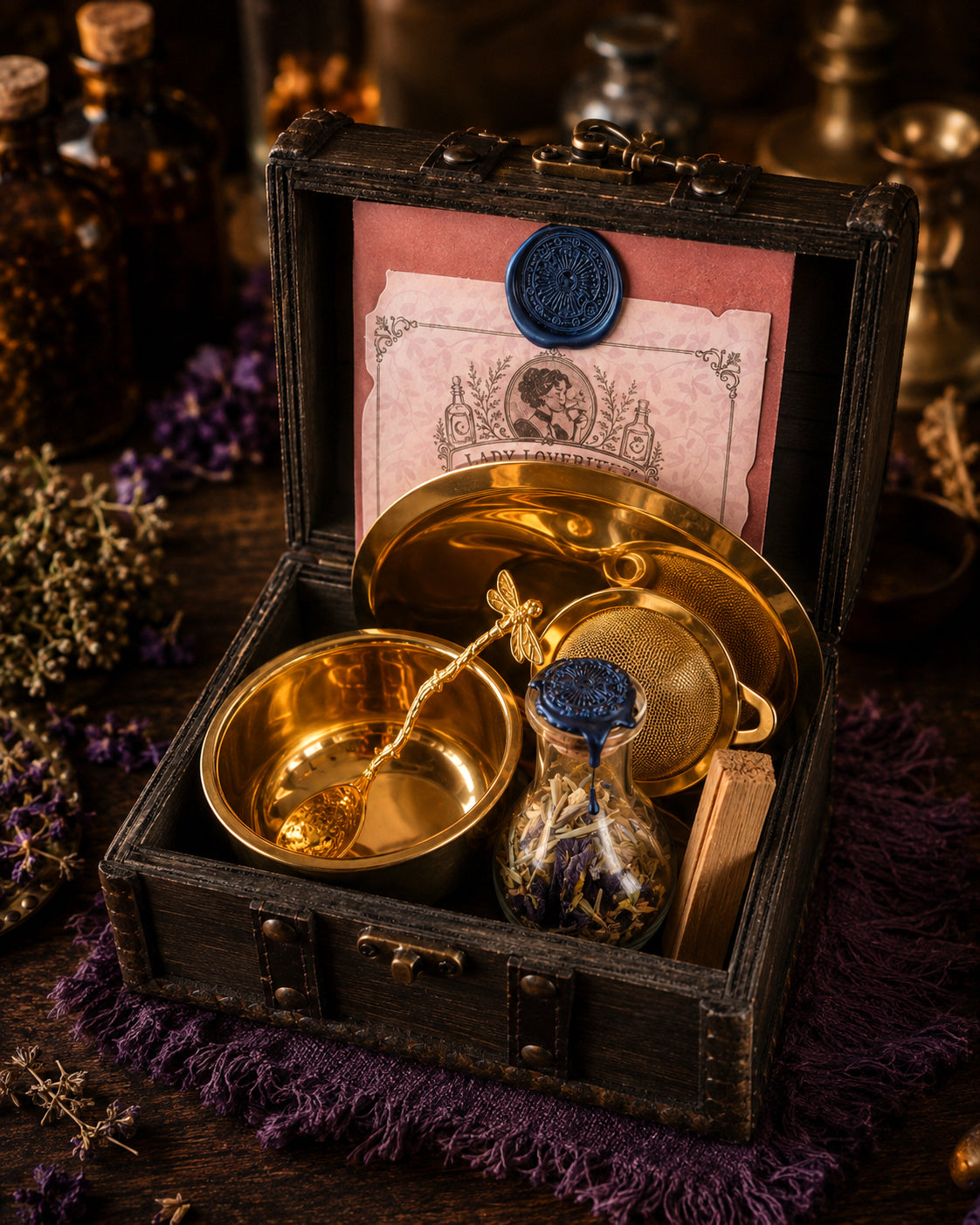 M.I.N.E. BLUE MOONWATER RITUAL CHEST